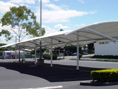 covered car parking structure