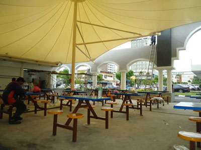 Food Court Tensile Structure