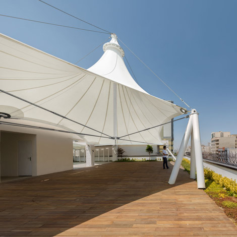 roof covering tensile