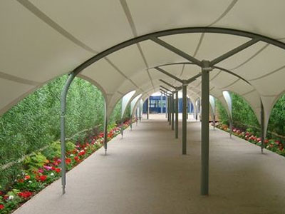 walkway covering structure